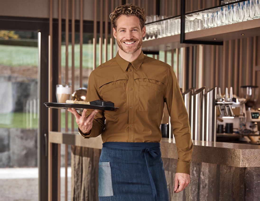 Clothing: Work shirt e.s.t:aktik, long sleeved + desertbrown 3
