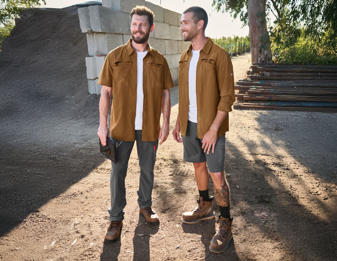 Clothing: Work shirt e.s.t:aktik, long sleeved + desertbrown 2
