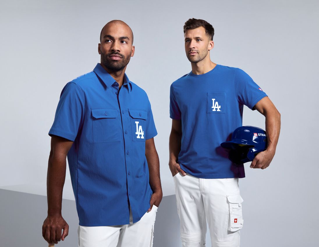 Clothing: MLB™ Work shirt short sleeved + LA blue 2