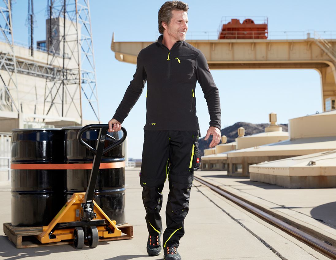 Shirts, Pullover & more: Fleece troyer e.s.motion 2020 + black 1