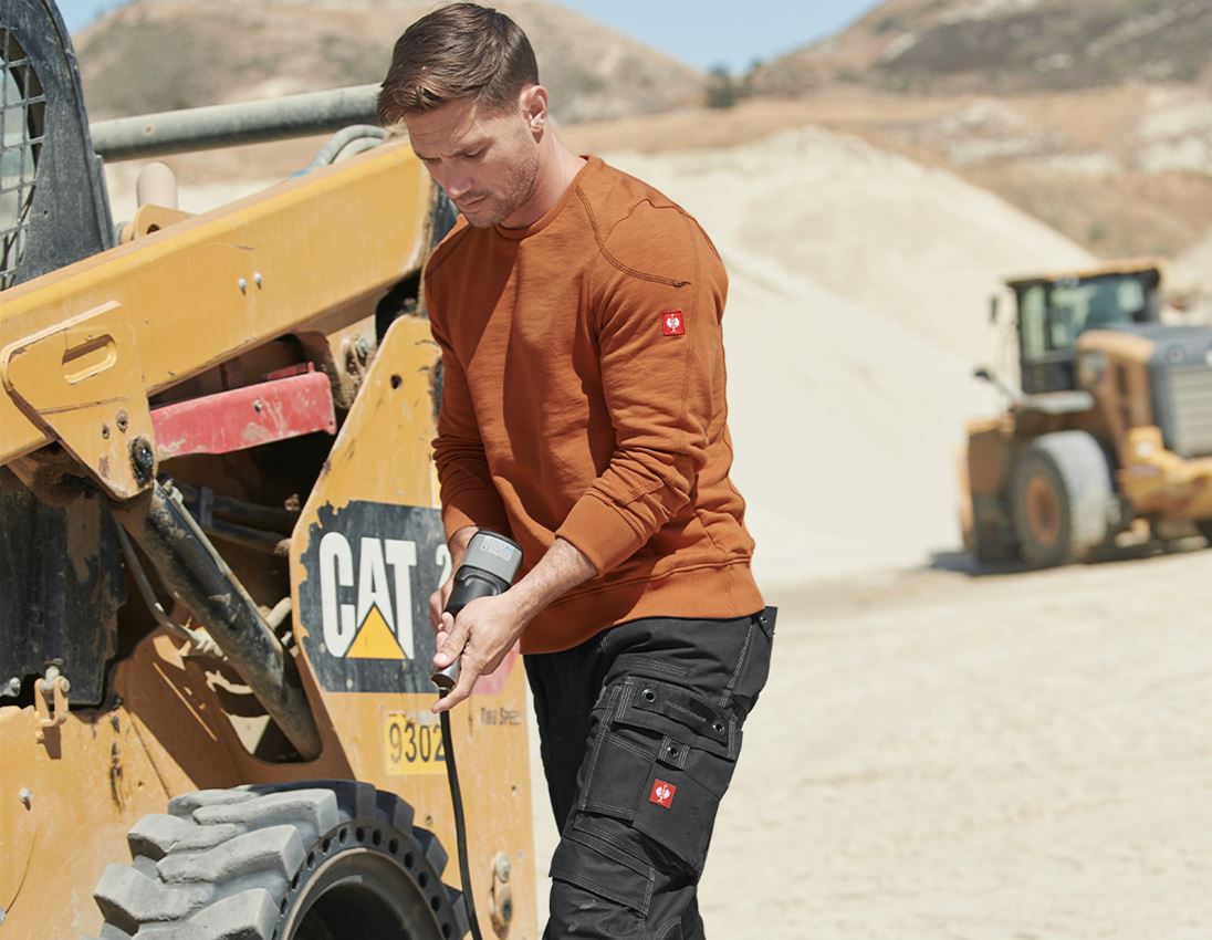 Topics: Sweatshirt cotton slub e.s.roughtough + copper 1