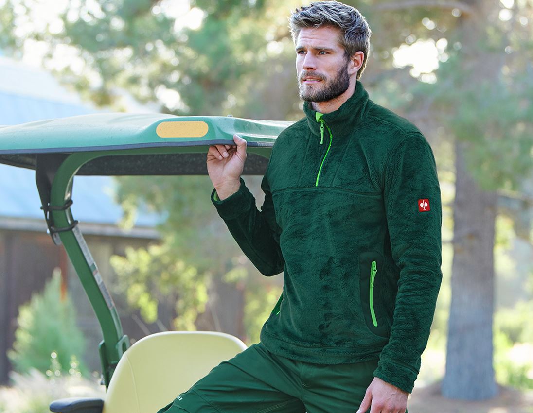 Shirts, Pullover & more: Troyer Highloft e.s.motion 2020 + green/seagreen 1