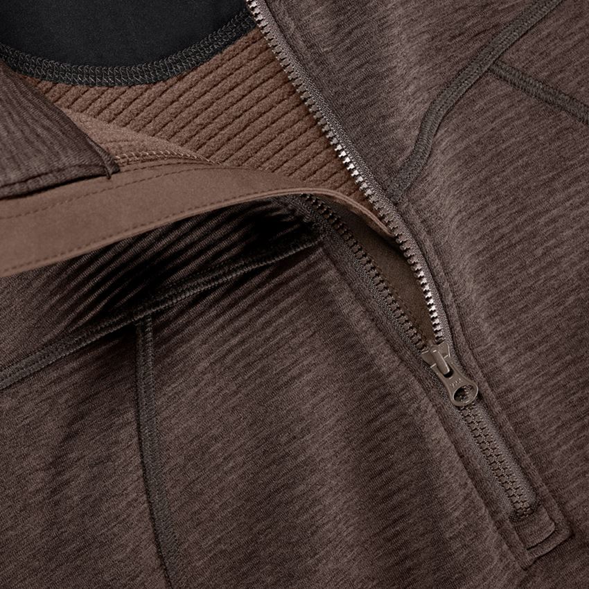 Shirts, Pullover & more: Troyer climacell e.s.dynashield, ladies' + chestnut melange 2