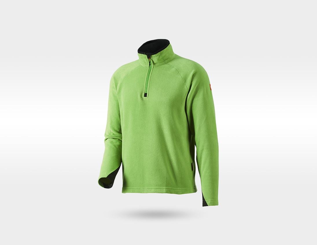 Clothing: SET: 2x Microfleece troyer dryplexx® micro + seagreen