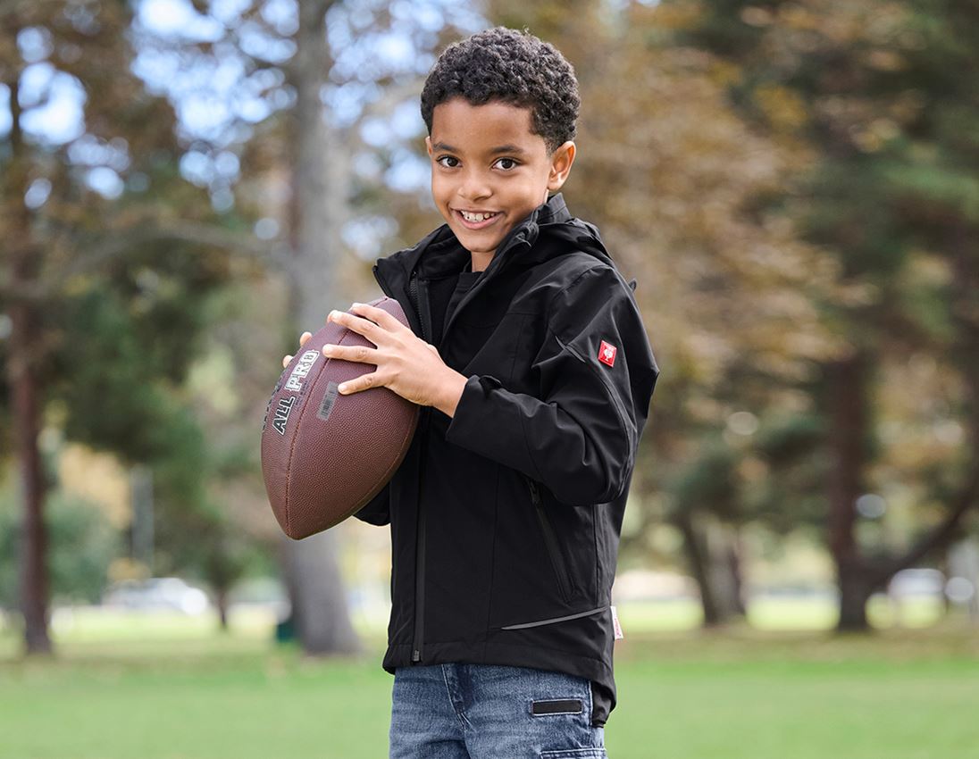 Jackets: 3 in 1 functional jacket e.s.vision, children's + black 1