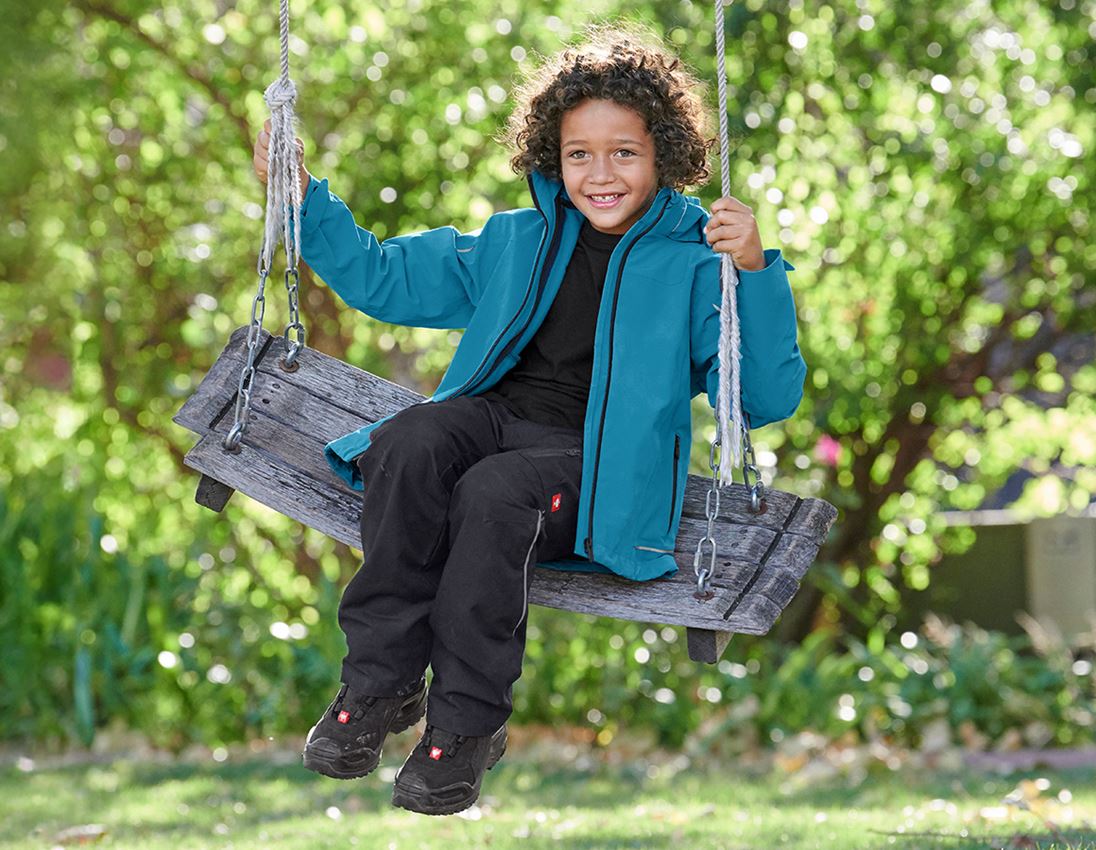 Jackets: 3 in 1 functional jacket e.s.vision, children's + dark petrol 2