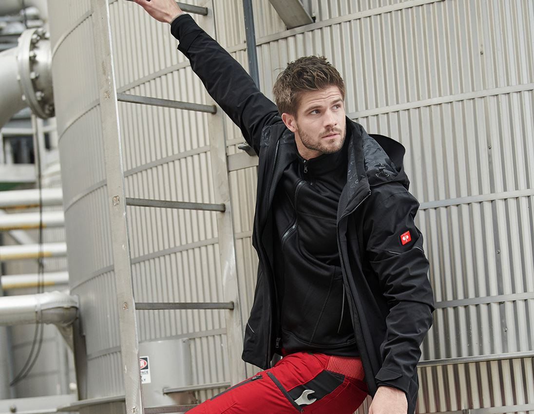 Work Jackets: 3 in 1 functional jacket e.s.vision, men's + black 1