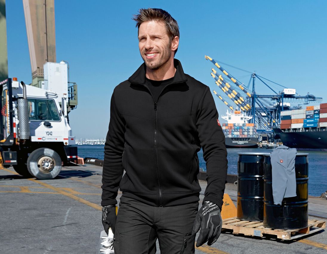 Work Jackets: 3 in 1 functional jacket e.s.vision, men's + cement 1