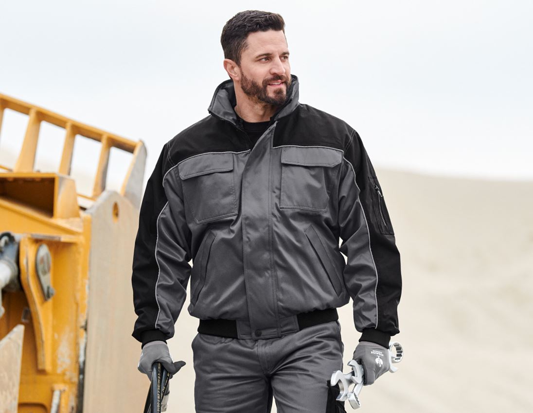 Work Jackets: Functional jacket e.s.image + grey/black