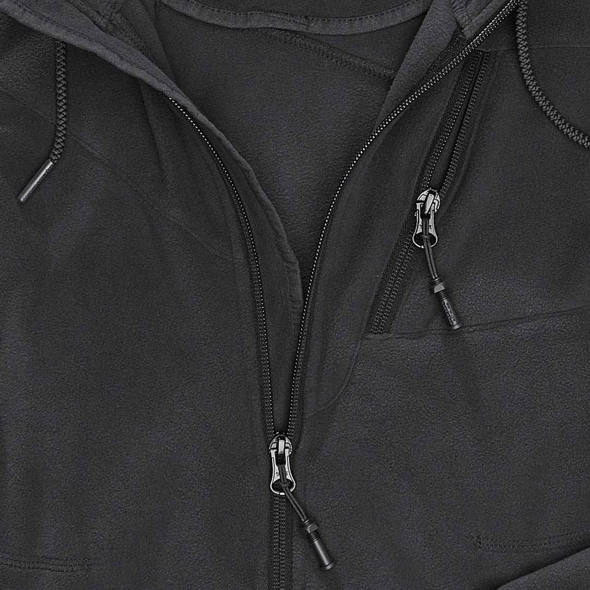 Work Jackets: Hooded fleece jacket e.s.motion 2020, ladies' + graphite 2