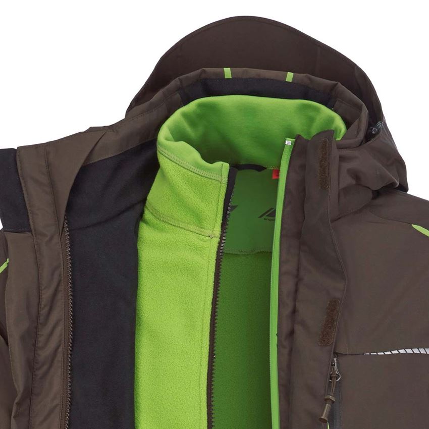 Topics: 3 in 1 functional jacket e.s.motion 2020, men's + chestnut/seagreen 2