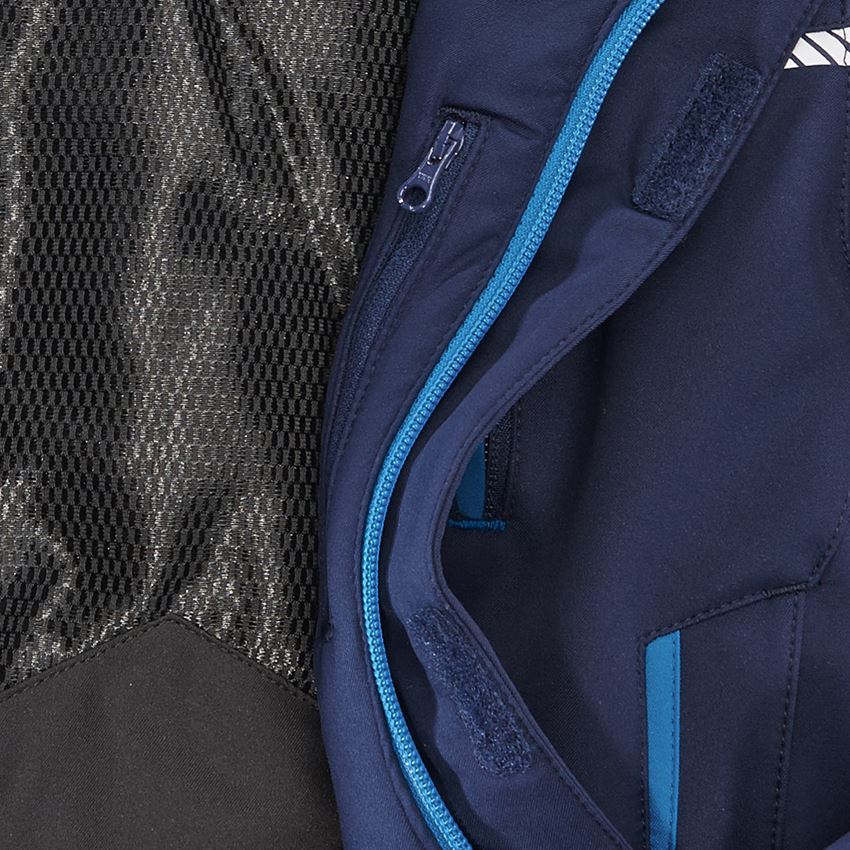 Jackets: Winter softshell jacket e.s.motion 2020,children's + navy/atoll 2