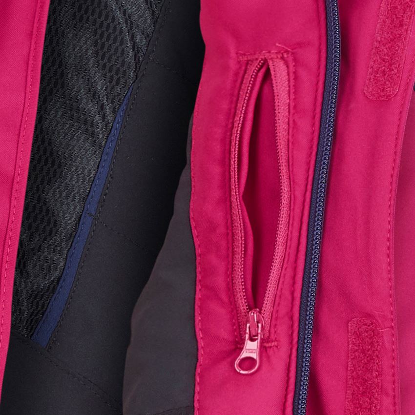 Jackets: Winter softshell jacket e.s.motion 2020,children's + berry/navy 2