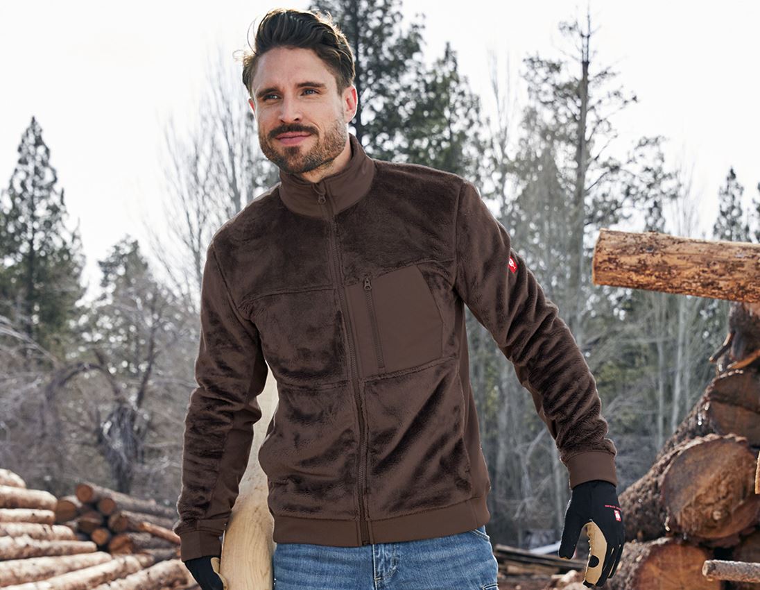 Topics: Jacket highloft e.s.dynashield + chestnut