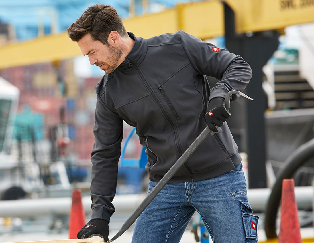 Work Jackets: Jacket shellloft e.s.dynashield + anthracite 1