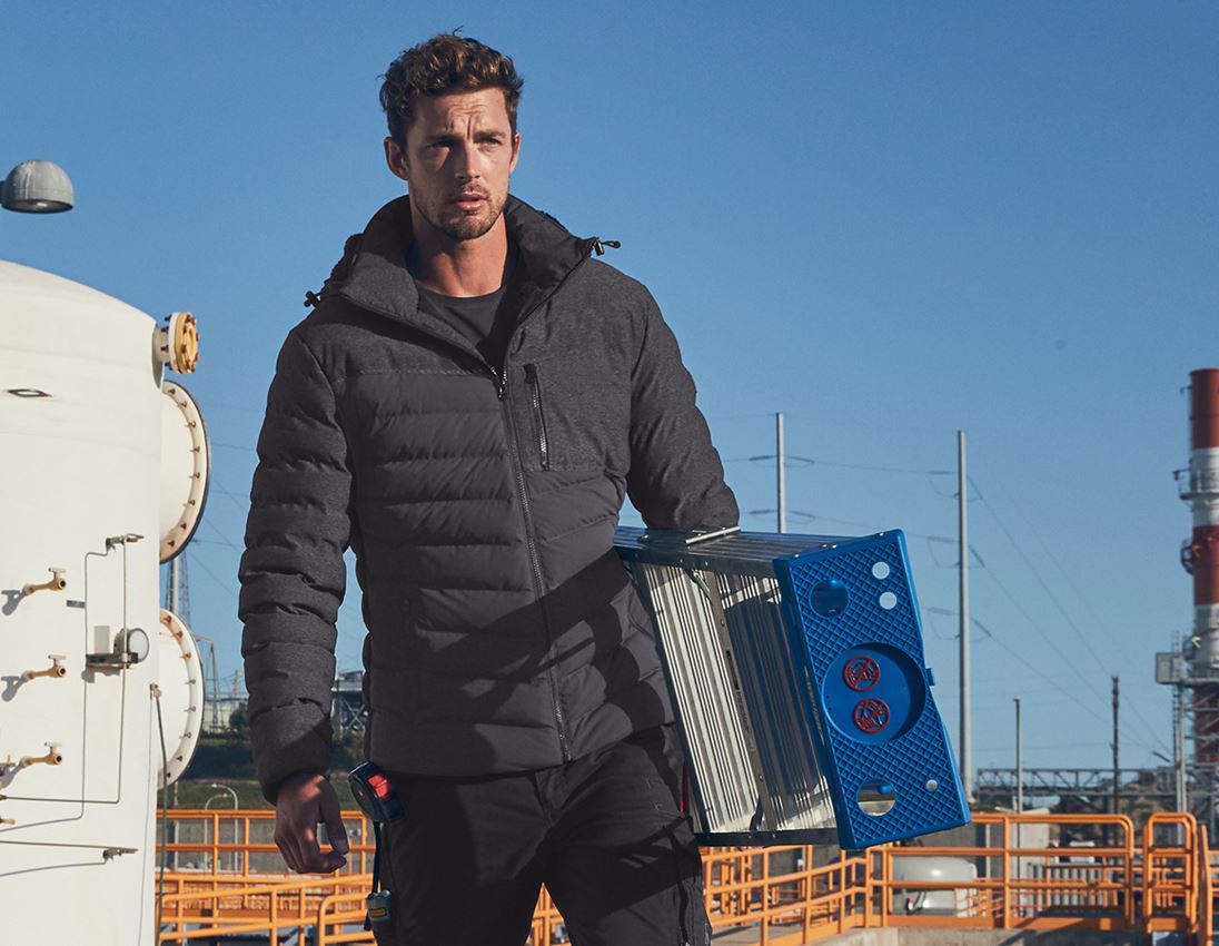 Work Jackets: Winter jacket e.s.motion ten + oxidblack