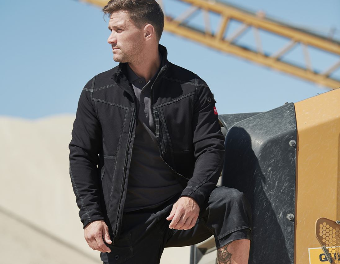 Topics: Softshell jacket e.s.roughtough + black 1