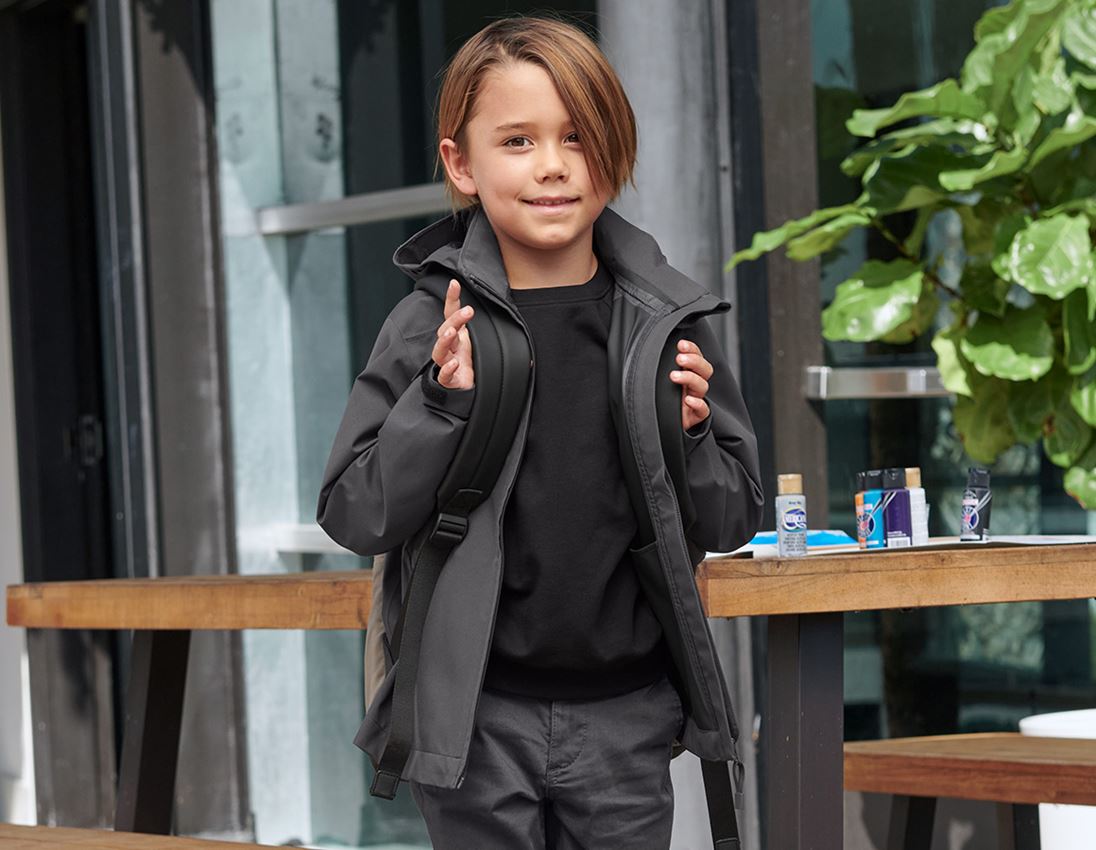 Jackets: e.s. Functional jacket CI, children's + anthracite
