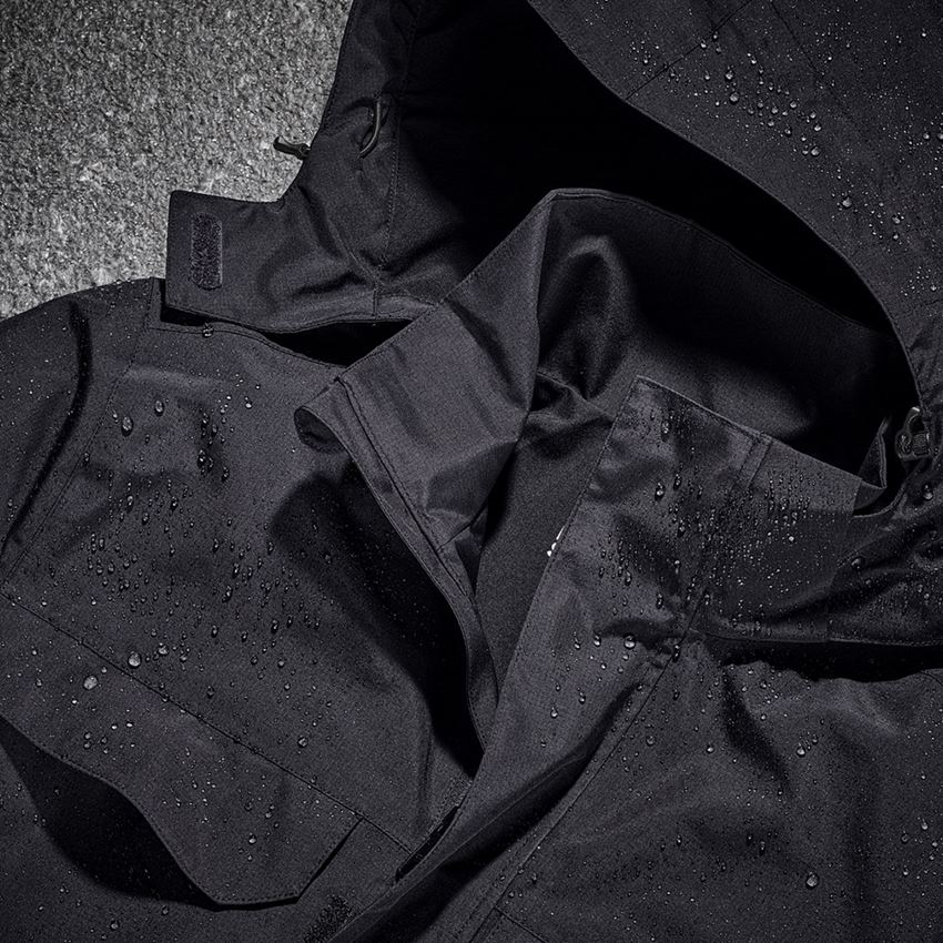 Topics: Rain jacket e.s.concrete + black 2
