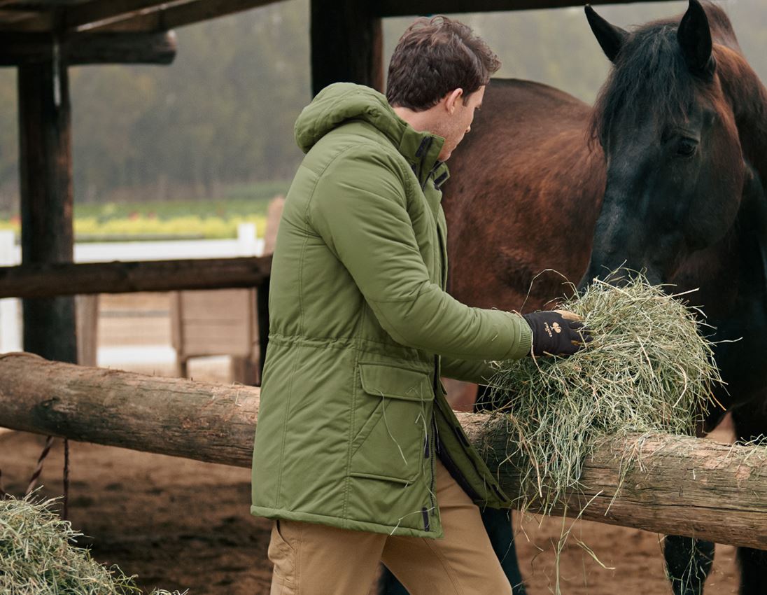 Work Jackets: Parka e.s.iconic + mountaingreen 1