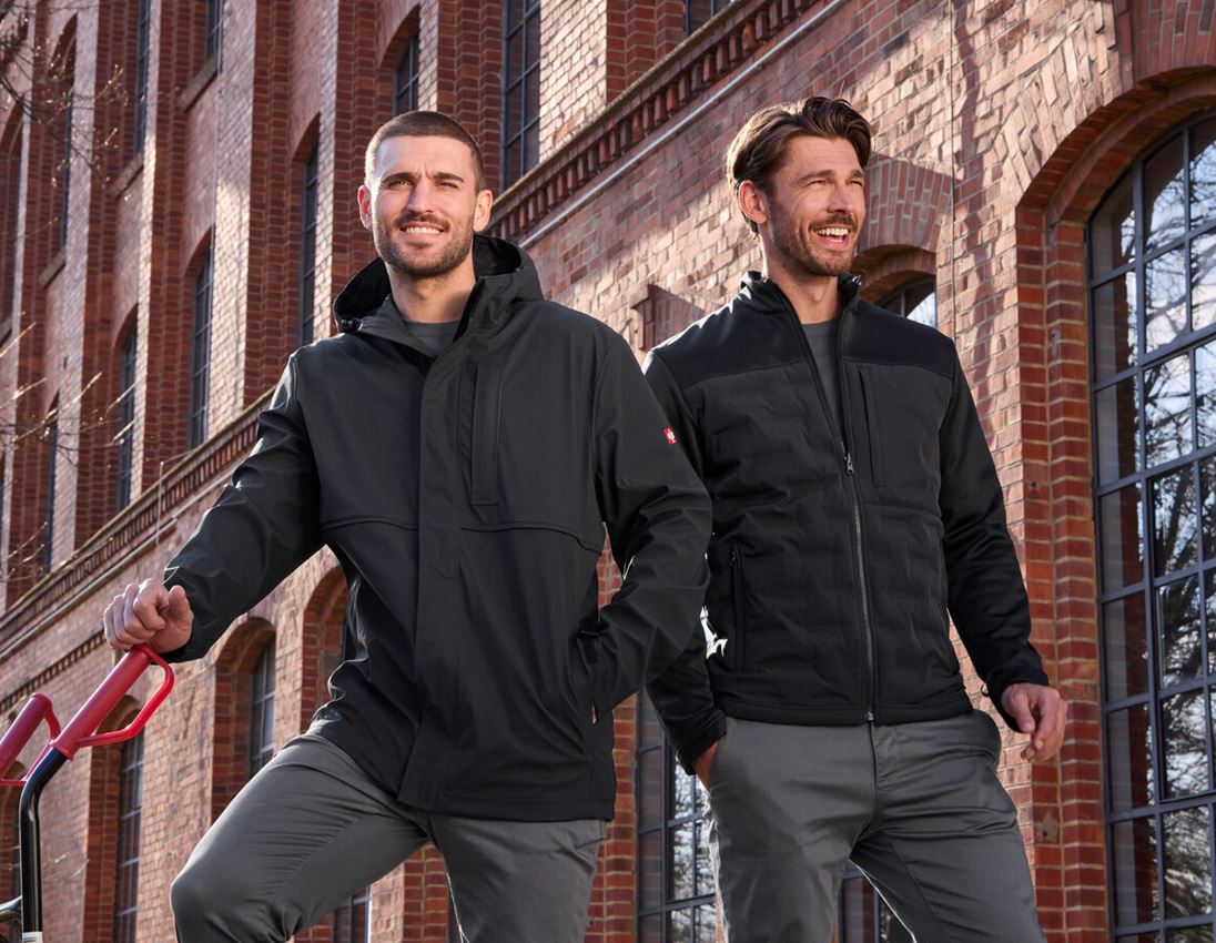 Work Jackets: 3 in 1 functional jacket e.s.line.core + black 5
