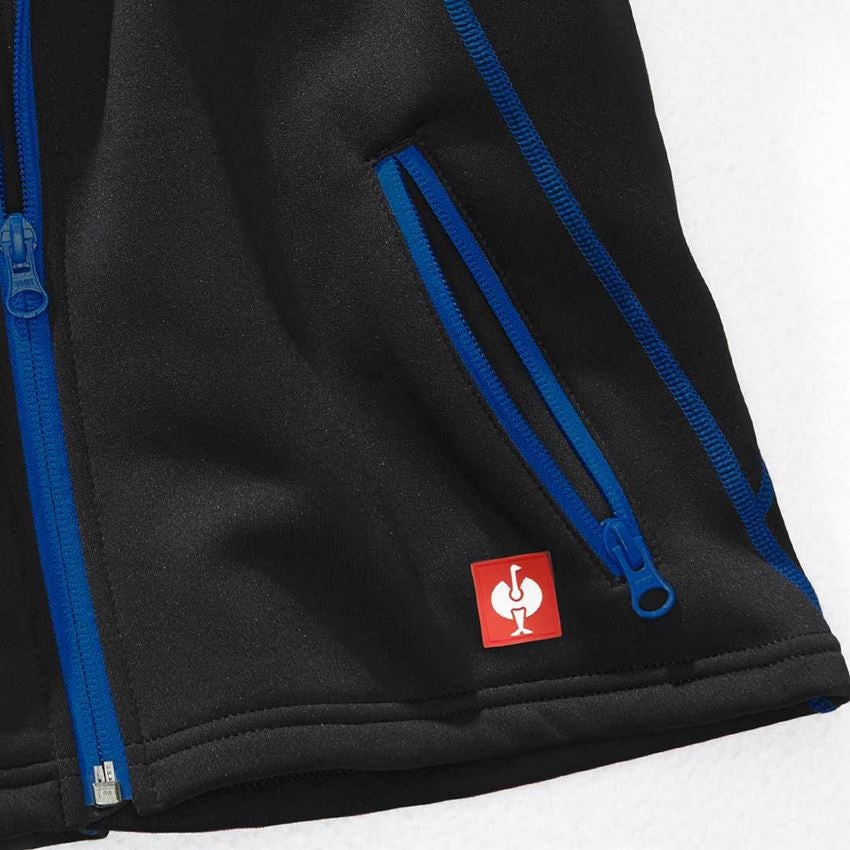 Work Body Warmer: Funct. bodyw. thermo stretch e.s.motion 2020,lad. + graphite/gentianblue 2