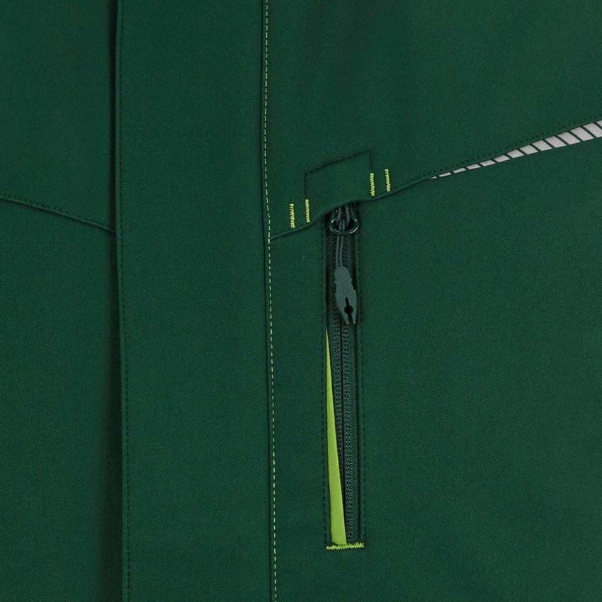 Work Body Warmer: Winter softshell bodywarmer e.s.motion 2020 + green/seagreen 2