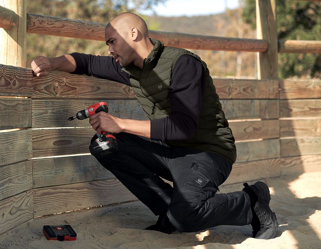 Work Body Warmer: Bodywarmer e.s.motion ten + disguisegreen 1