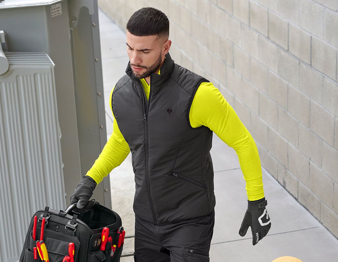 Work Body Warmer: Bodywarmer e.s.trail + black