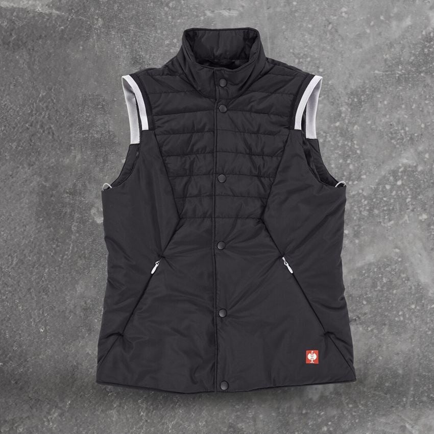 Work Jackets: 3 in 1 functional jacket e.s.ambition, ladies' + black/platinum 2