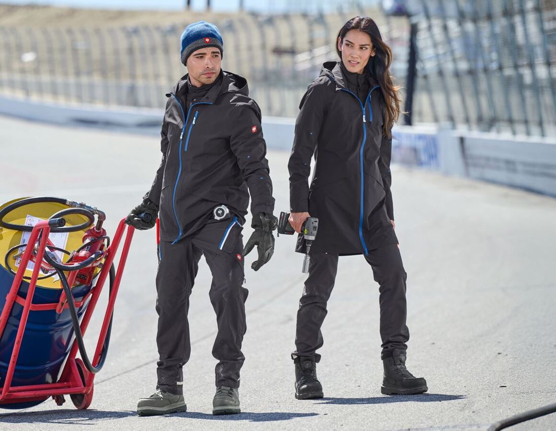 Work Jackets: 3 in 1 functional jacket e.s.ambition + graphite/gentianblue 3