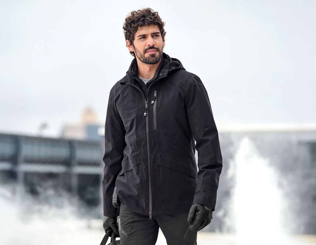 Work Jackets: 3 in 1 functional jacket e.s.ambition + black