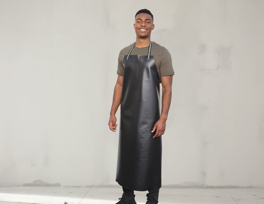 Aprons: Guttasyn Apron, black + black