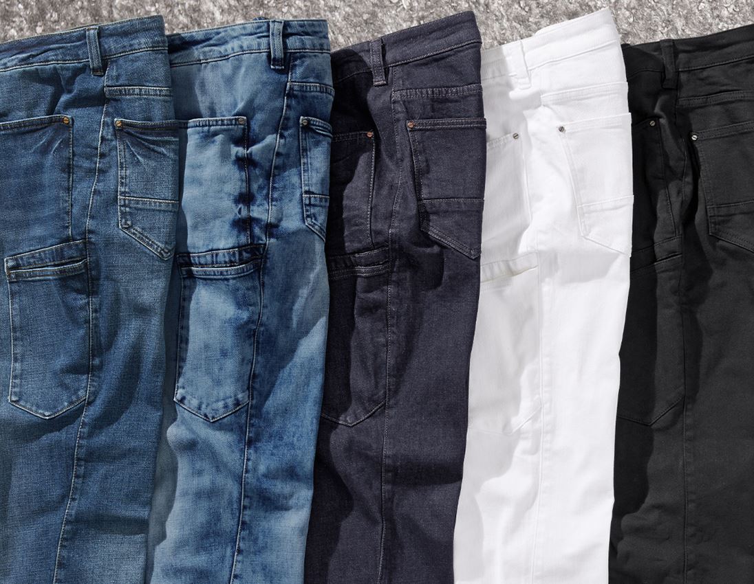 Work Trousers: e.s. 7-pocket jeans + black 2