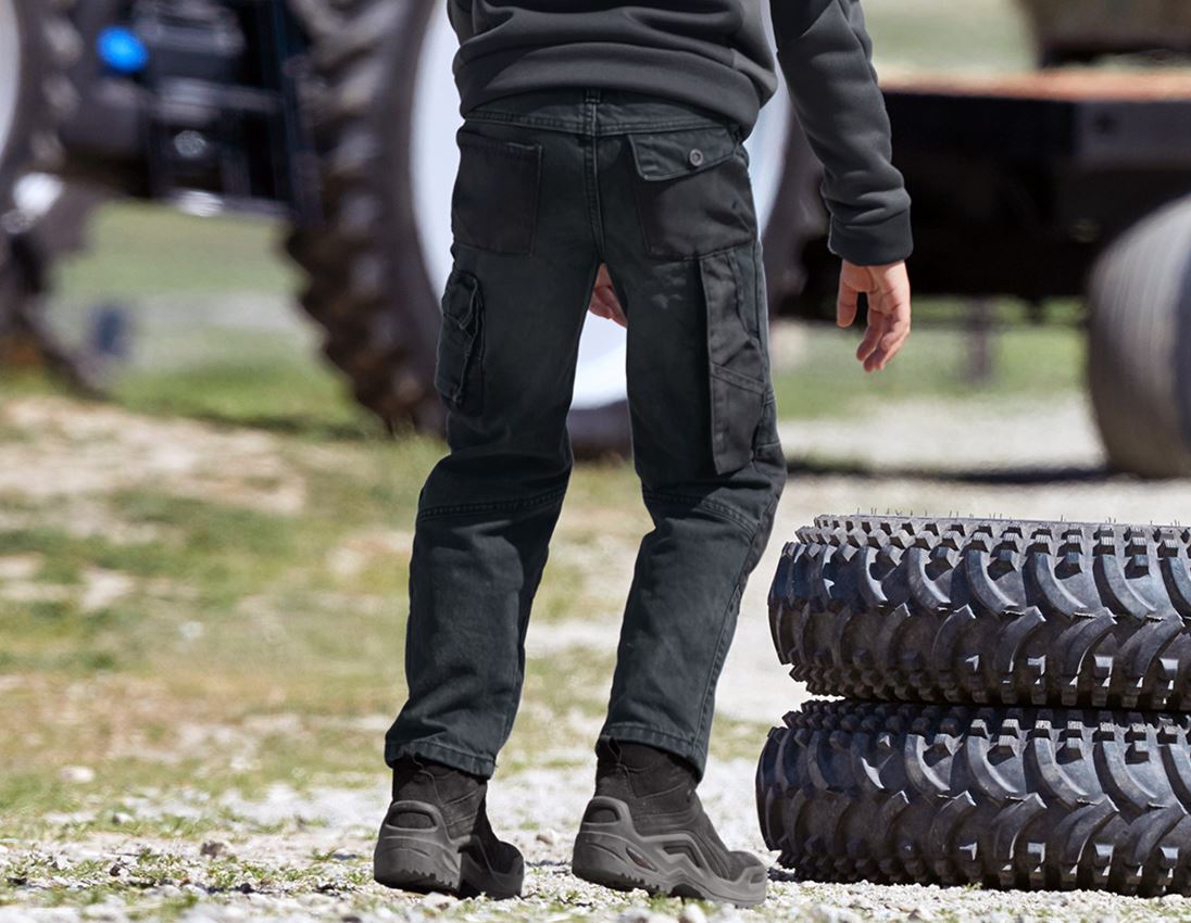 Trousers: Jeans e.s.motion denim, children's + graphite 2