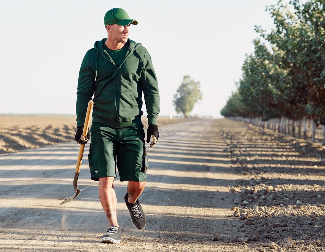 Work Trousers: Shorts e.s.motion + green/black 1