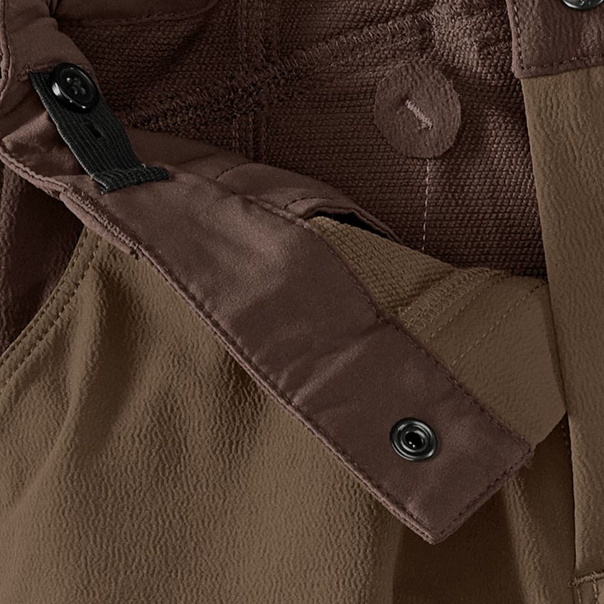Topics: Funct. cargo trousers e.s.dynashield, children's + hazelnut/chestnut 2