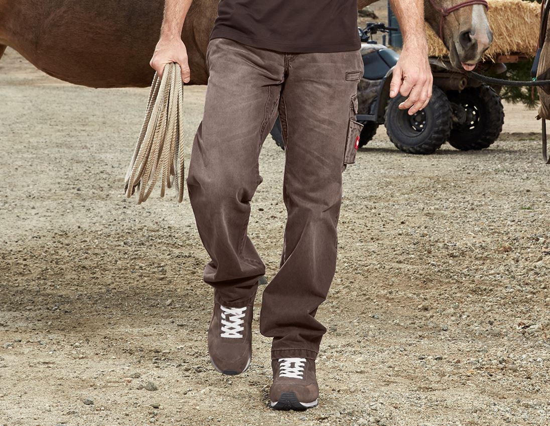 Work Trousers: e.s. Worker jeans + chestnut