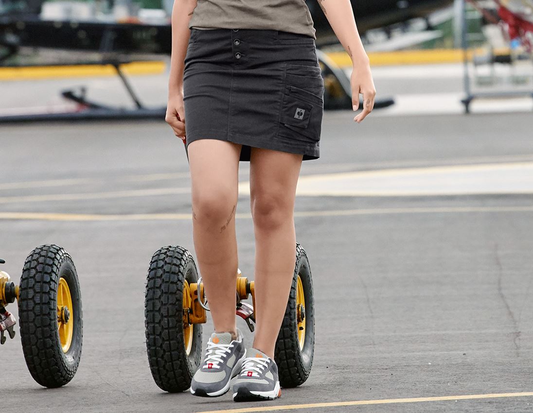 Work Trousers: Skirt e.s.motion ten, ladies' + oxidblack