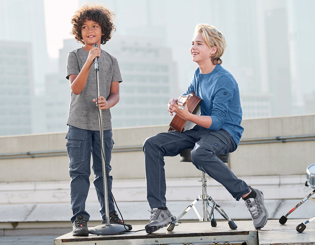 Trousers: Cargo trousers e.s.vintage, children's + arcticblue 1