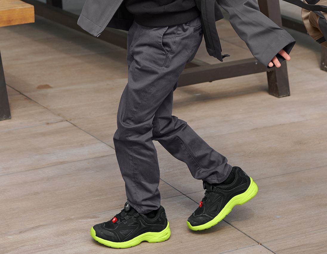 Trousers: e.s. Chino, children's + anthracite 1