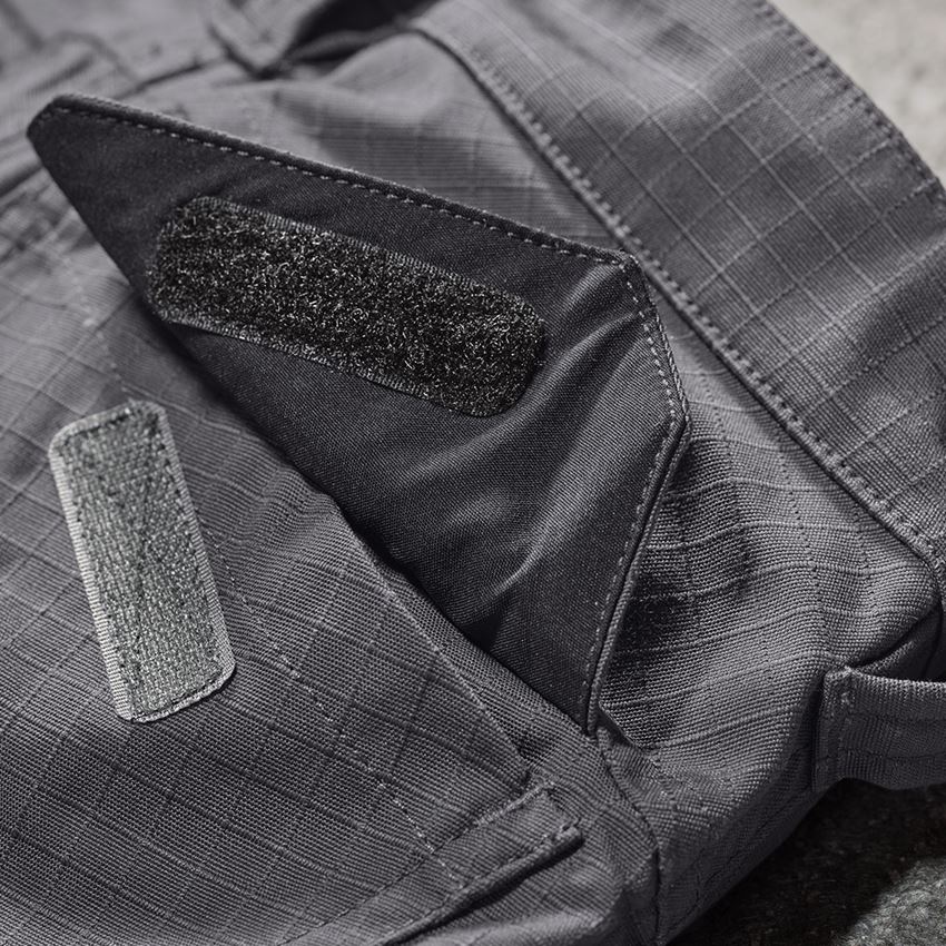 Trousers: Trousers e.s.concrete solid, children's + anthracite 2