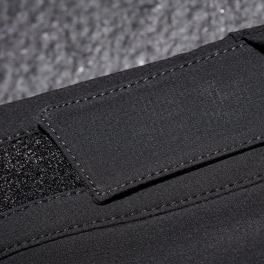 Work Trousers: Functional shorts e.s.trail, ladies' + black 2