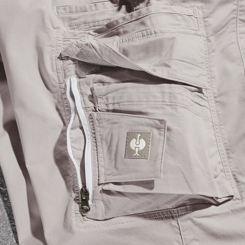 Work Trousers: Cargo trousers e.s.motion ten summer + opalgrey 2
