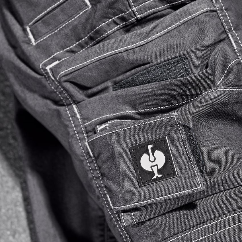 Trousers: Cargo trousers e.s.motion ten summer, children's + oxidblack 2