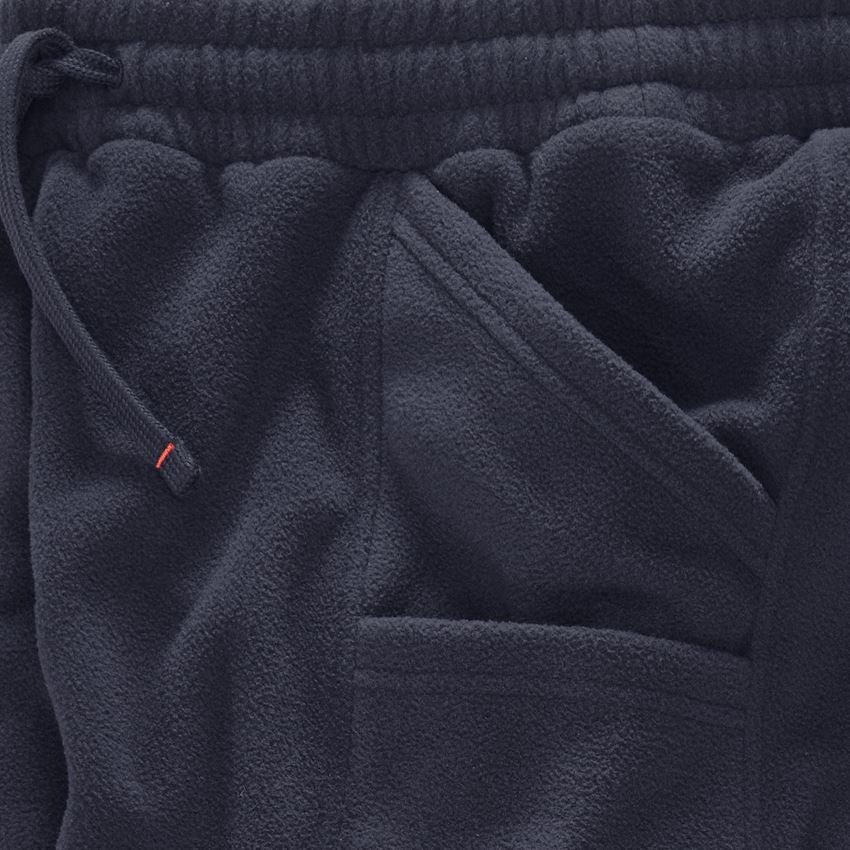 Accessories: e.s. Fleece Trousers, ladies' + navy 2