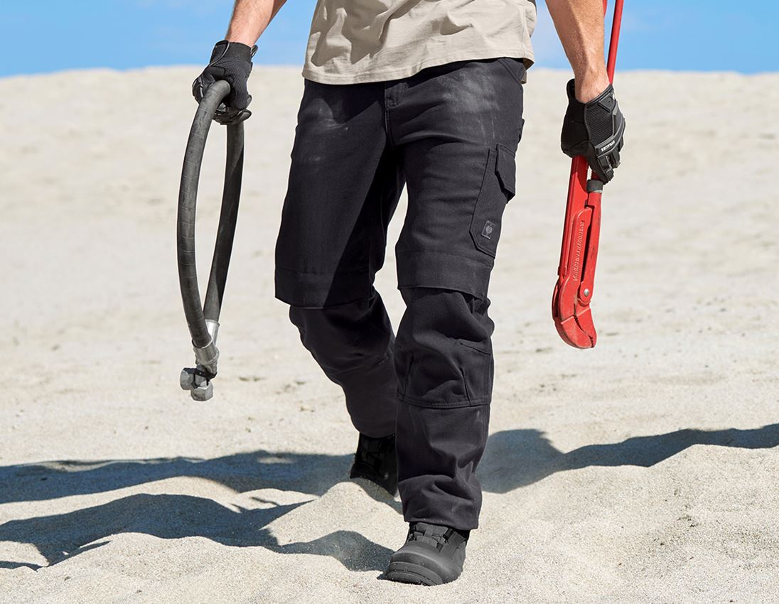 Work Trousers: Worker trousers e.s.iconic + black