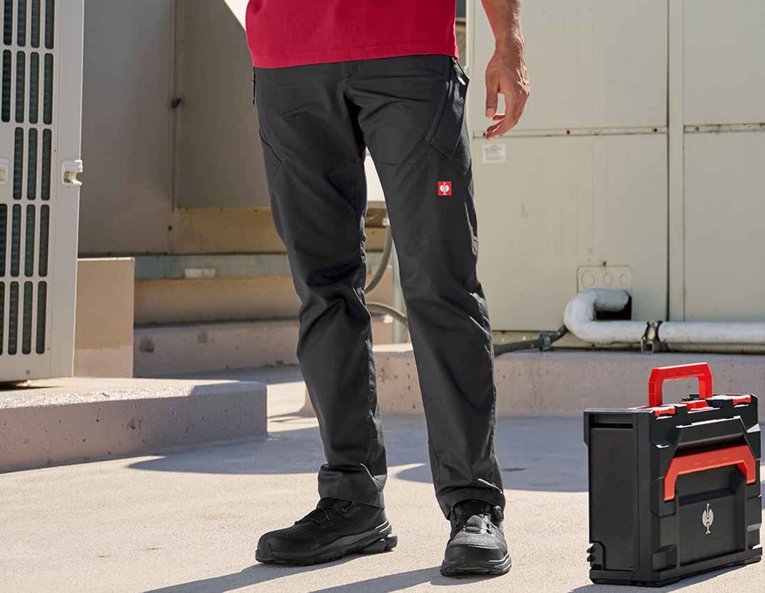 Work Trousers: Multipocket trousers e.s.ambition + black 7