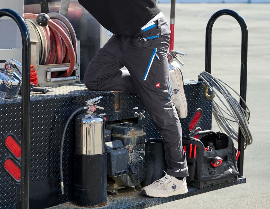 Work Trousers: Trousers e.s.ambition + graphite/gentianblue 2