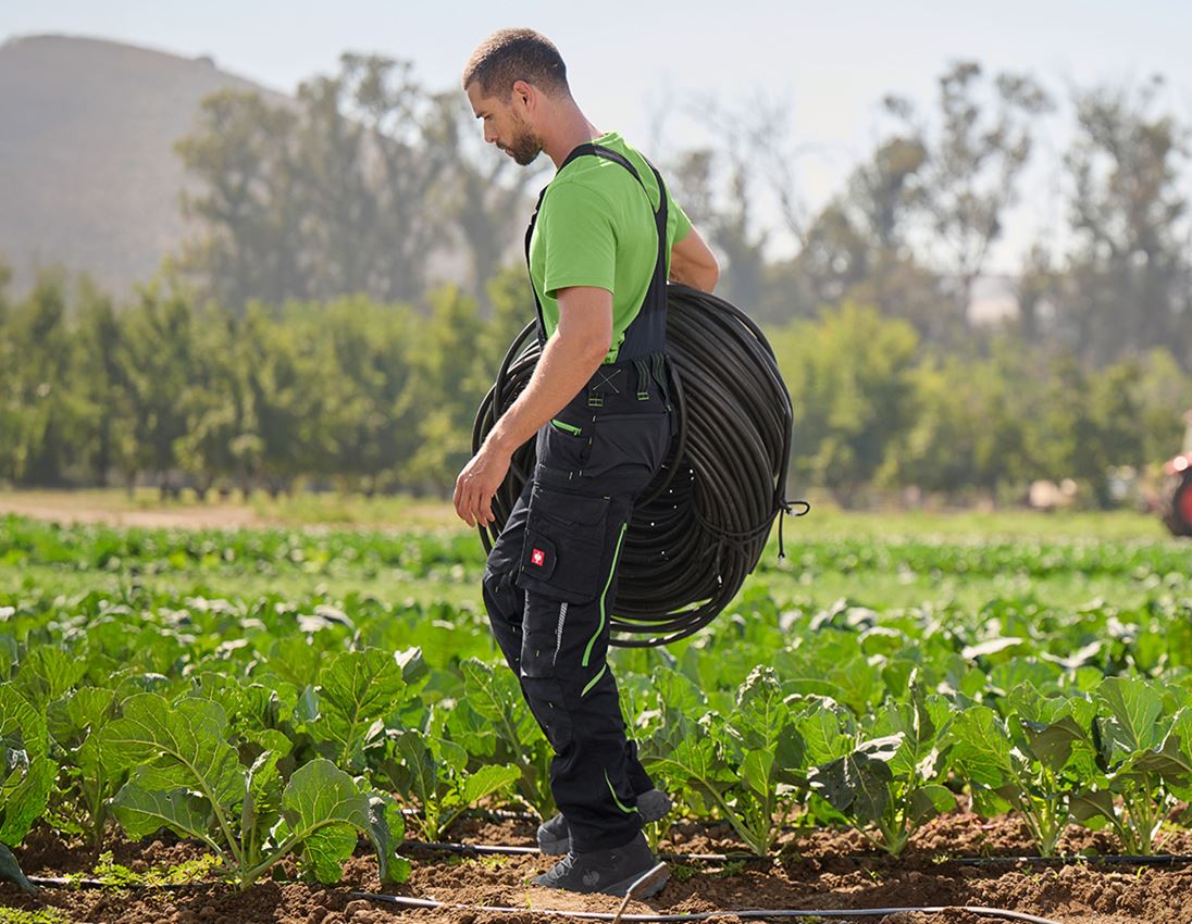 Clothing: SET: 2x Bib & brace e.s.motion 2020 + black/seagreen 1